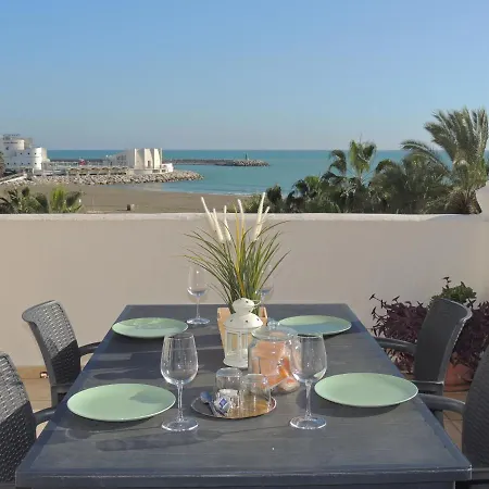 Ole Playa 5a Front - A Pie De Playa, Sea Views - Vistas Al Mar, Puerto Marina Appartamento